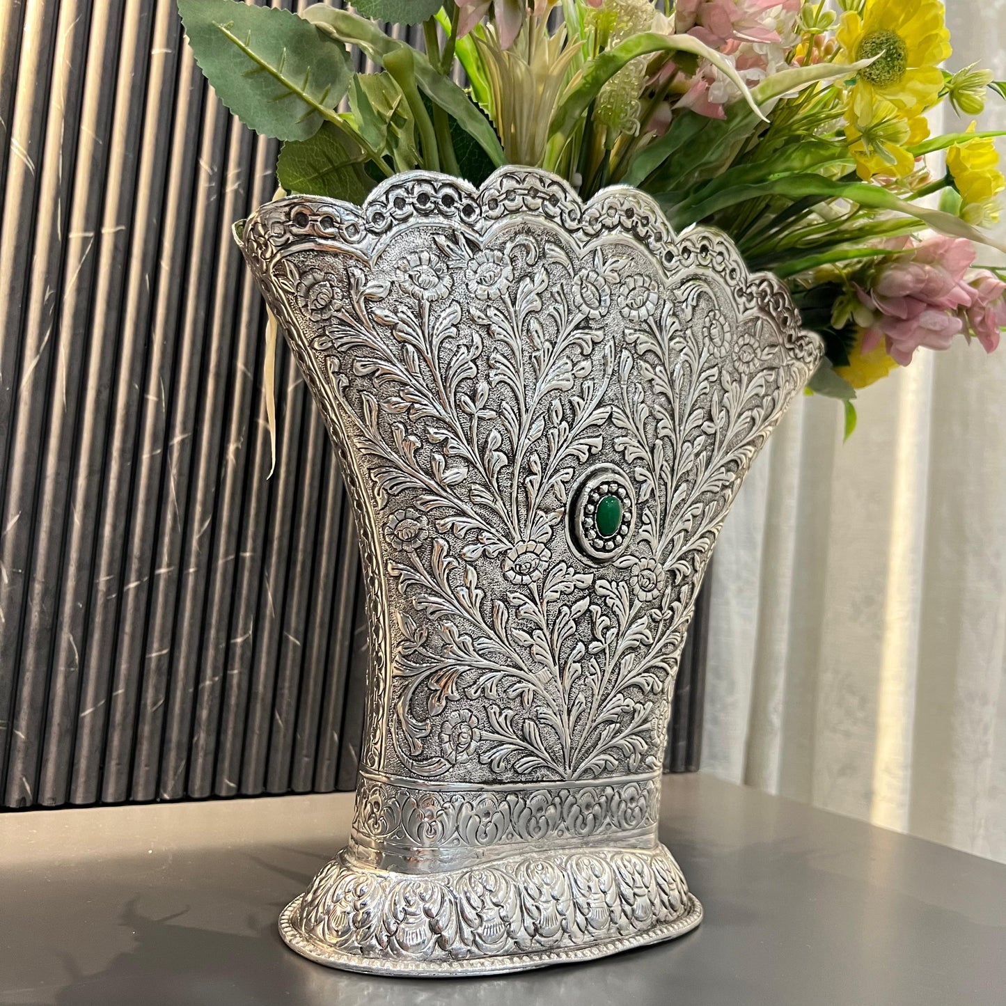 German silver Flower Vase