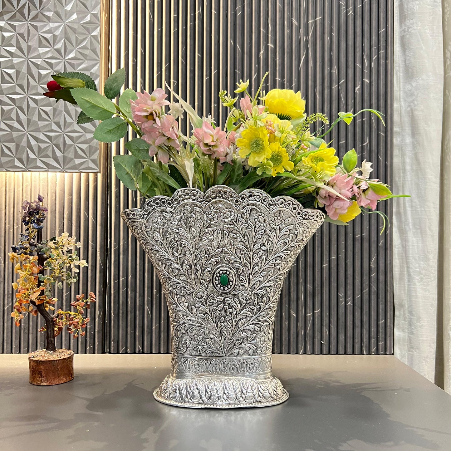 German silver Flower Vase