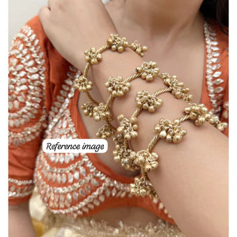 Ghungroo Golden Bangles( 4 Pieces)