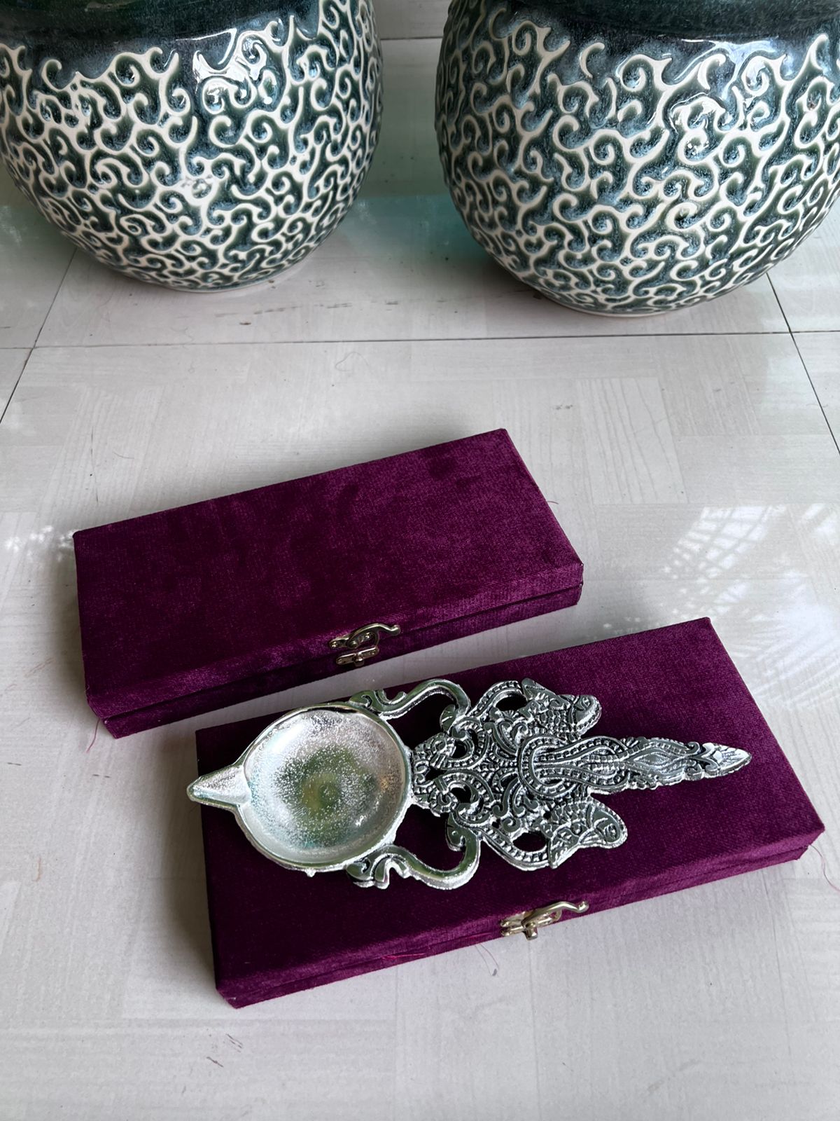 Antique Aarti stand