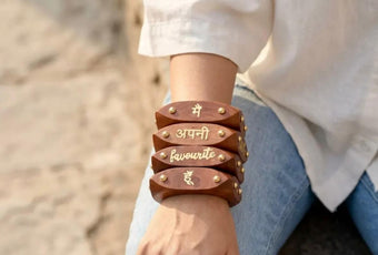 Main Apni Fav Hu Wooden Bangles
