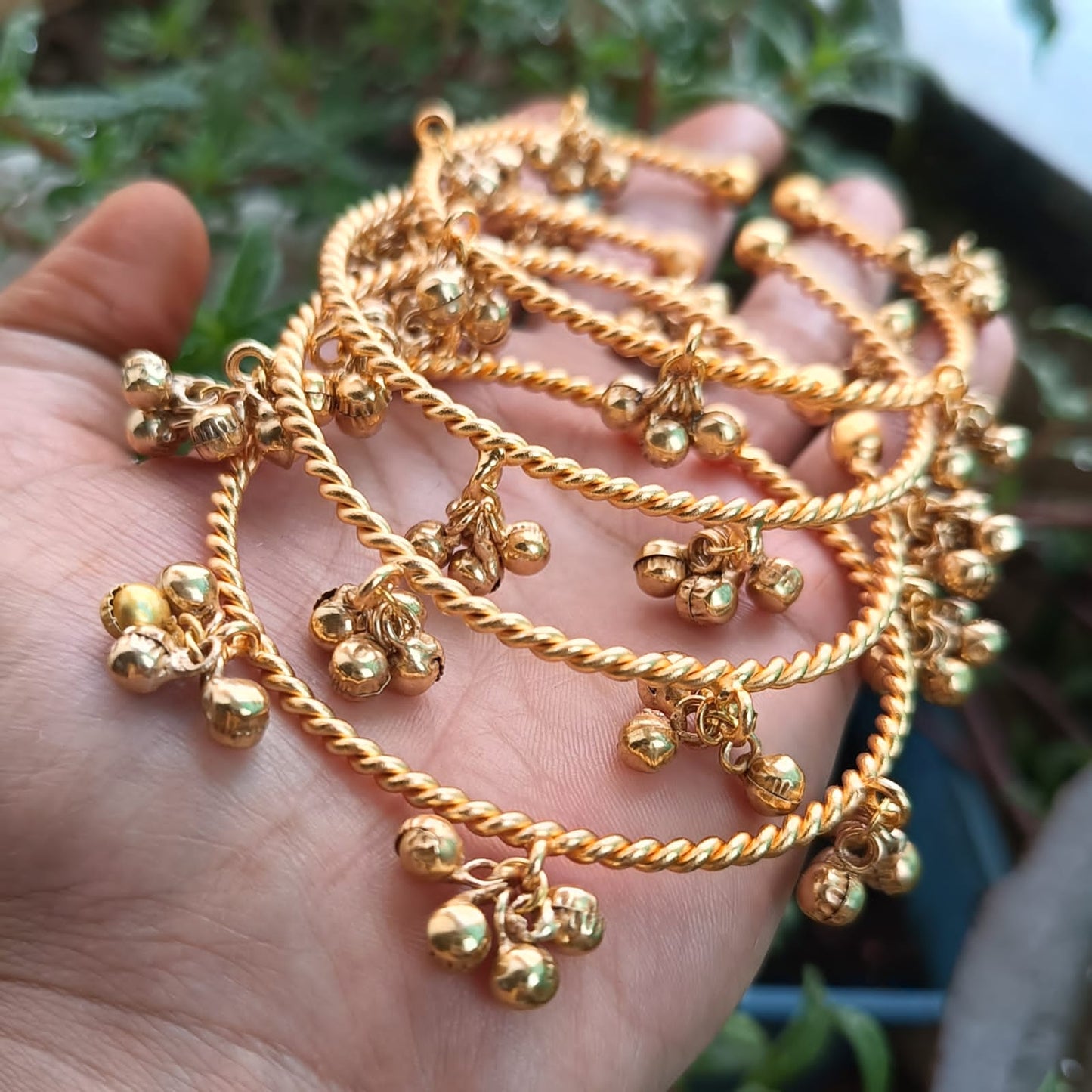 Ghungroo Golden Bangles