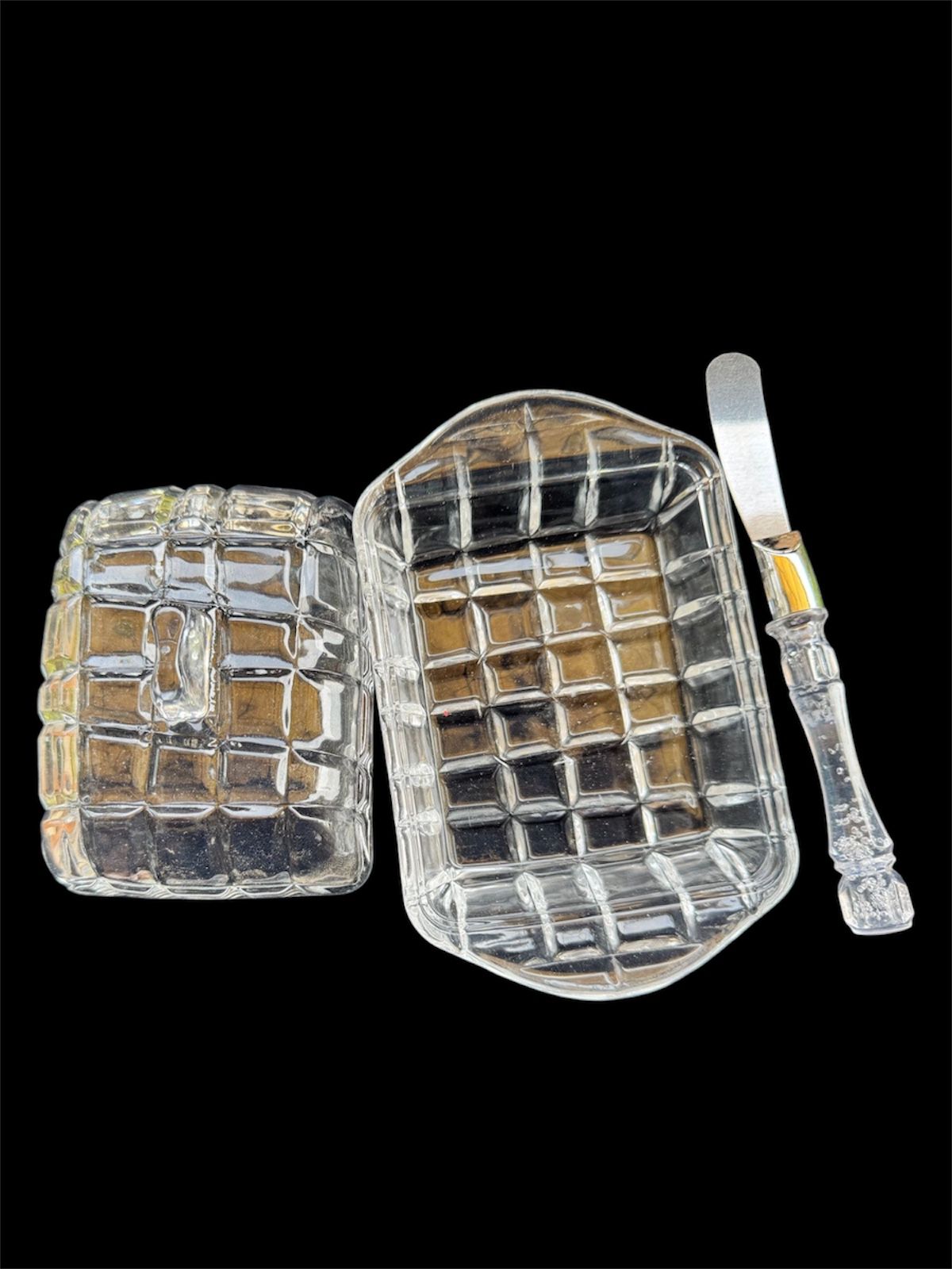 Glass Butter Box