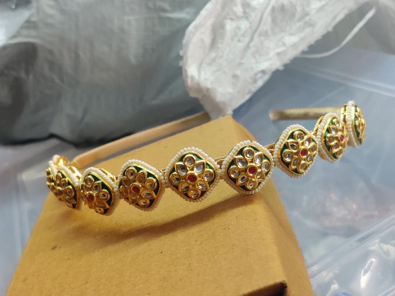 Falguni Kundan Head Band