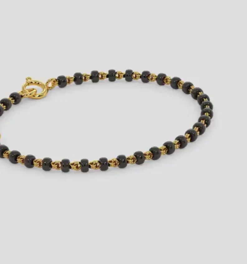 Infant BlackBeads Bracelet