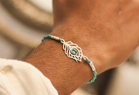 Pankh Pure Silver Rakhi