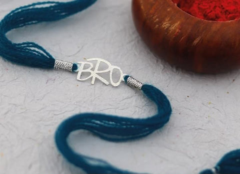 BRO Pure Silver Rakhi