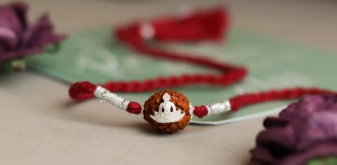 Buddha Pure Silver Rakhi