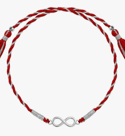 Infinity  Pure Silver Rakhi