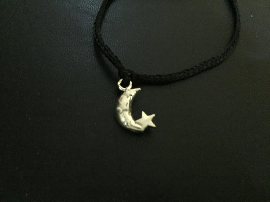 Star & Moon Pure silver Nazarbhattu