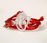 Ganesha Pure Silver Rakhi