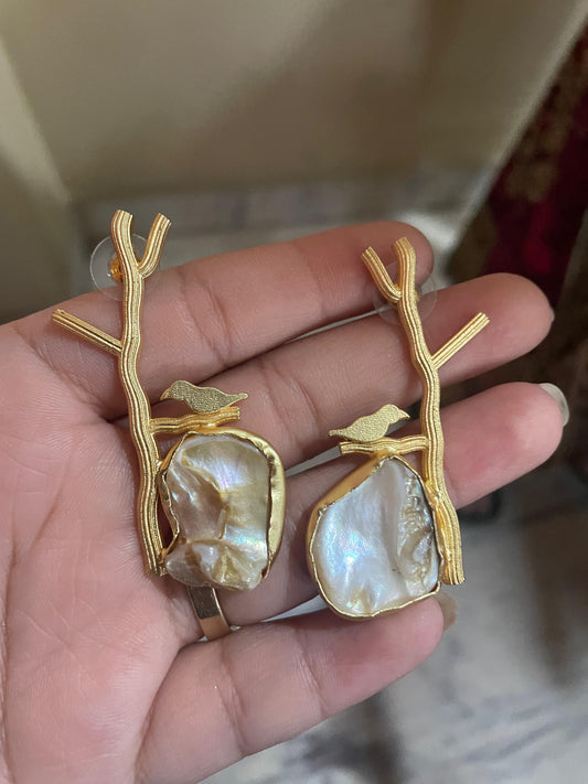 Birdie Stone Earrings