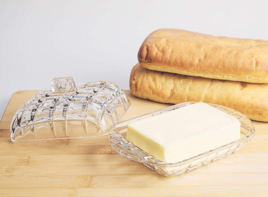 Glass Butter Box