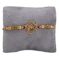 Raksha Bandan Hamper -699( A Gold Plated Rakhi + 6 Pc Almond Choclate)