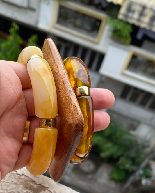 Resin & Wooden Bangle