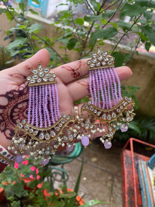 Purple Earring