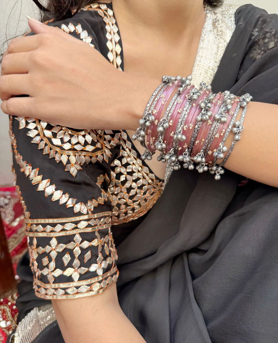 Ghungroo Silver Bangles