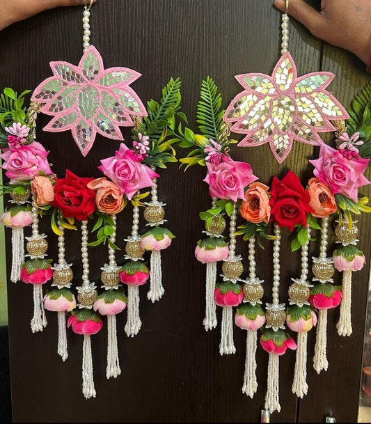 Lotus Hangings pair