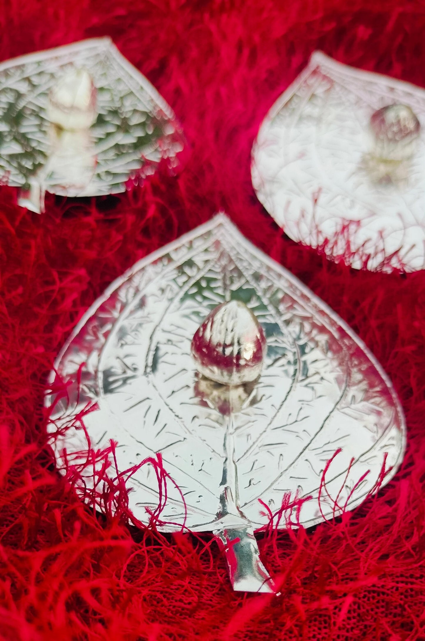 German silver  betel leaf/ paan - supari set