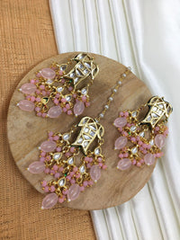 Chaya Earrings with Maangtikka