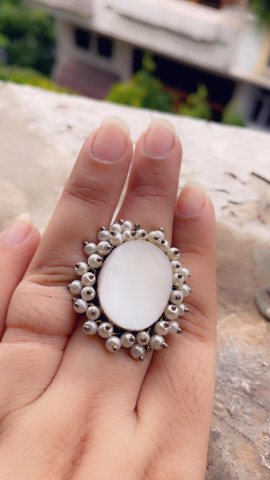 Natural Stone Ring