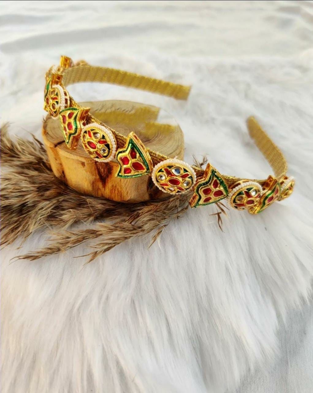 Isha Kundan Head Band