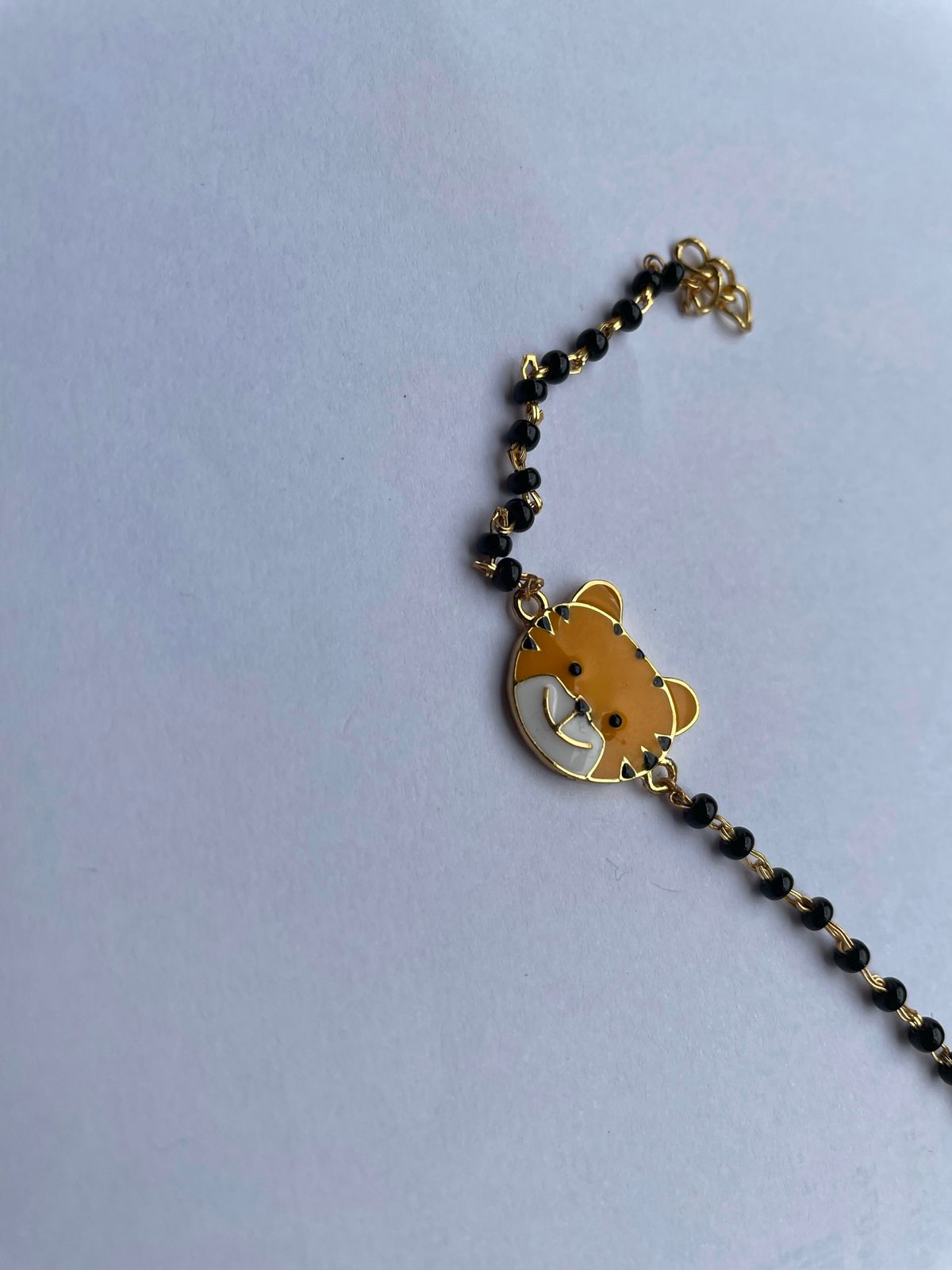 Lion BlackBeads Bracelet