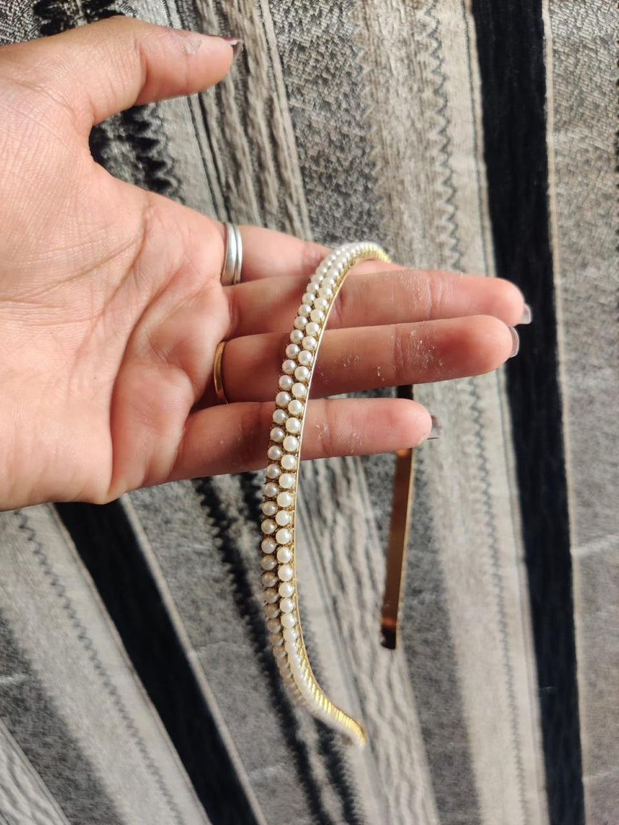 Pearli Kundan Head Band