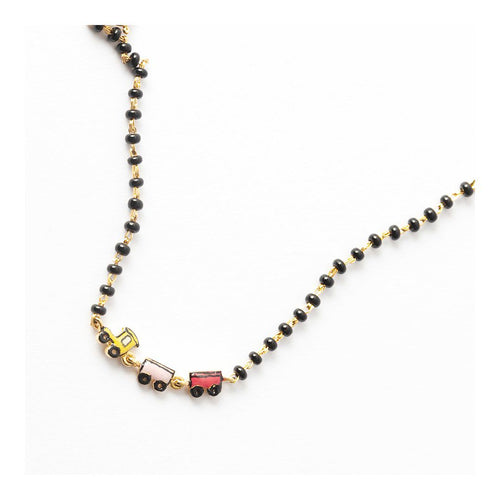 Train BlackBeads Bracelet